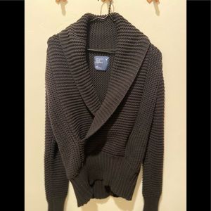 American Eagle Crossover Collar knit sweater